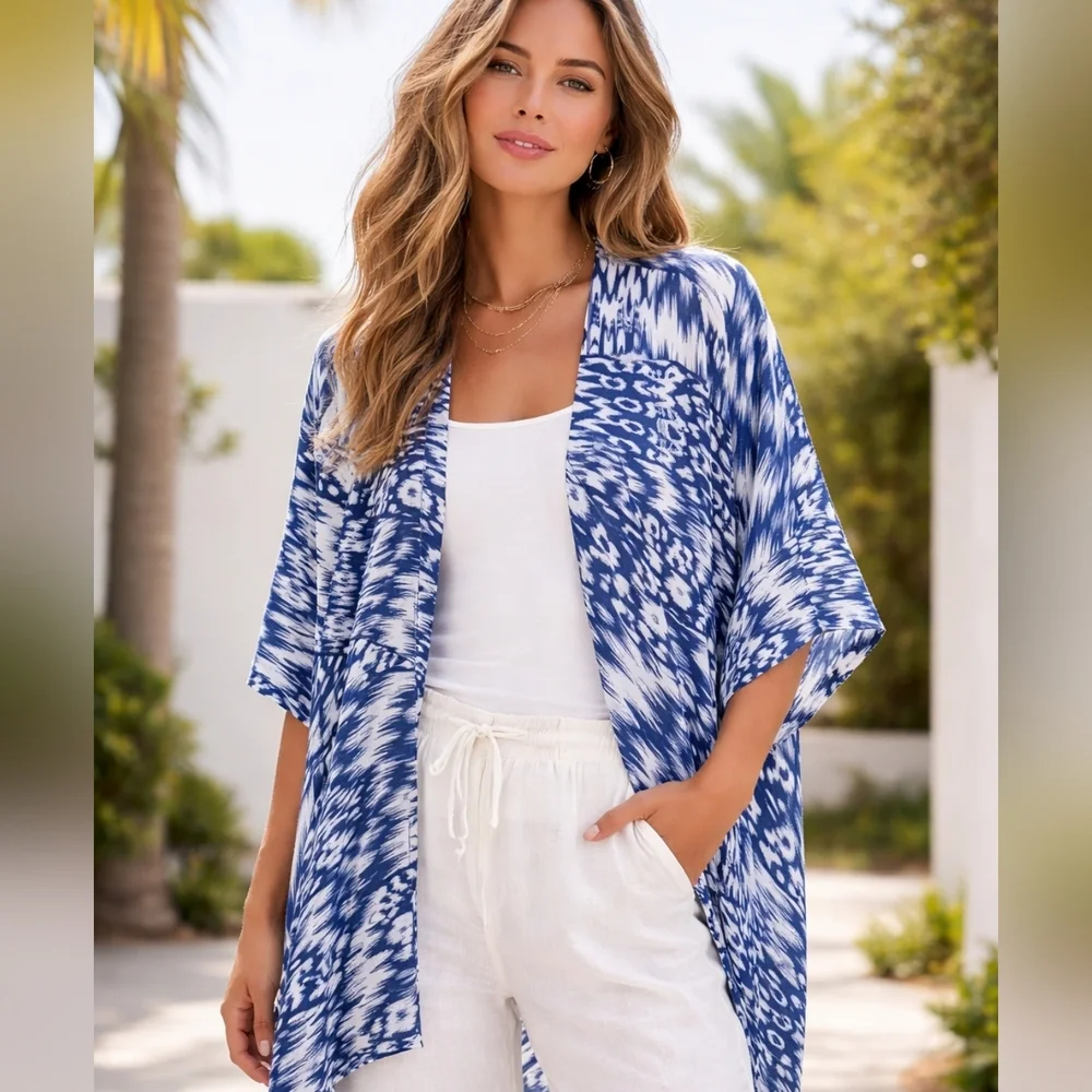 Michael Stars Swimsuit Cover boho‎ ruana...